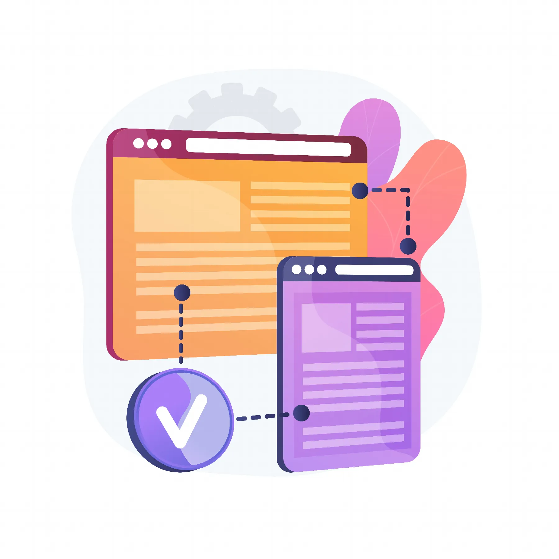 Illustration of a quality-checked guest post article ready for publisher placement